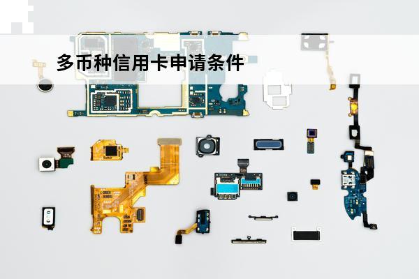 多币种信用卡申请条件