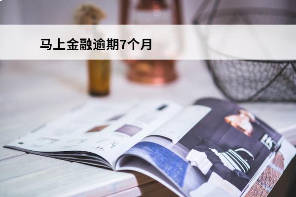 马上金融逾期7个月
 马上金融逾期半年