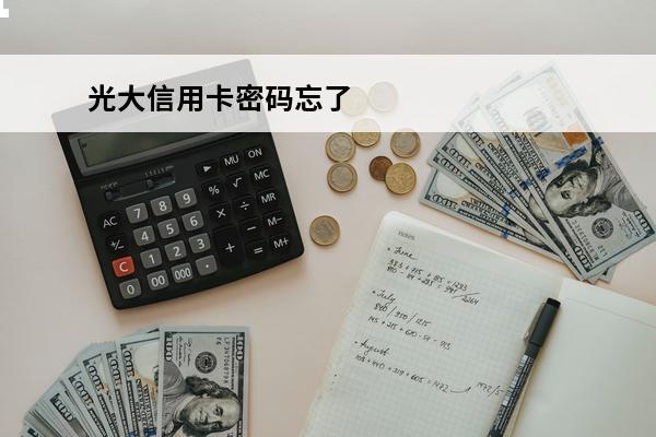 光大信用卡密码忘了
(光大银行卡密码忘记了可以在手机上自己弄吗?)