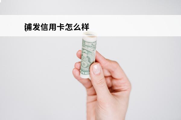 浦发信用卡怎么样
(浦发信用卡怎么样把积分换成钱)